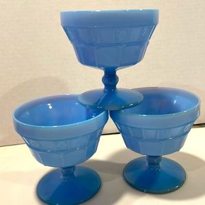 (3) Jeanette Doric sherbet dish (set of 3)
